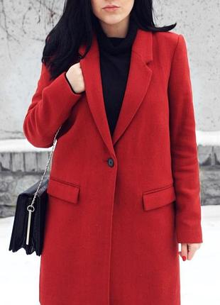 Шерстяной пальто