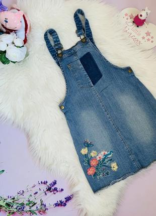 Гарний джинсовий сарафан nut mag малятку 7-8 років