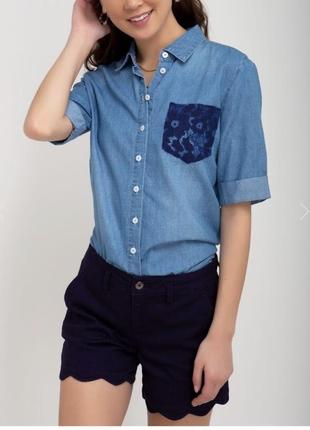 Джинсовая рубашка us polo assn.