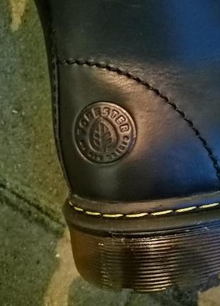 Термоподкладка кожаные женские ботинки steel ocw мембрана прошитые зима утеплённые тёплые мех польша3 фото