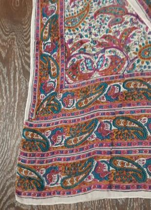 Шелковый индийский шарф2 фото