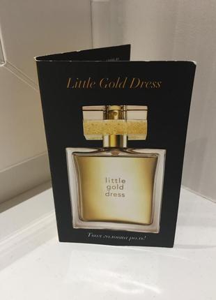 Avon little gold dress - edp, пробник1 фото