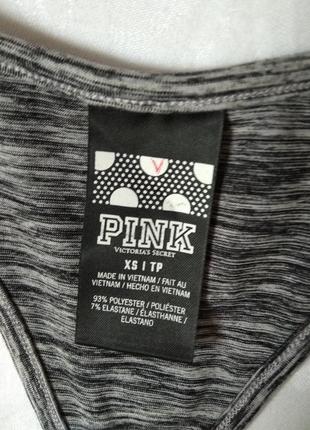 Брендовая винтажная майка футболка спорт pink victoria's secret4 фото