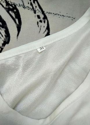 Розкішна подовжена блуза з обьемными мереживними рукавами3 фото
