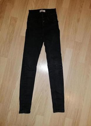 Джинси skinny, висока талія pull&bear, р. 32/0/22