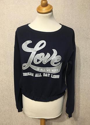 Кофта-толстовка h&m жен.,рs/m,хлопок