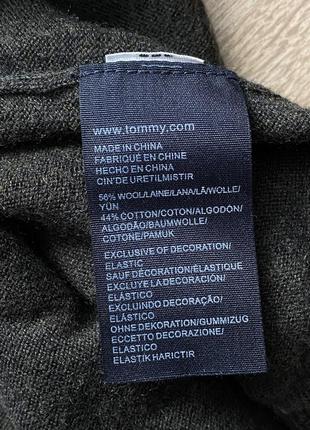 Джемпер tommy hilfiger (s-m)шерсть,котон4 фото