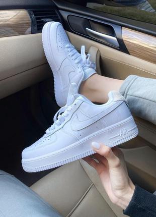 Кросівки nike air force 1 white/grey кроссовки