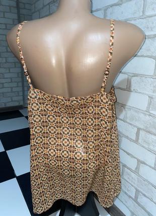 Стильная летняя блуза с принтом  оригинал f&f made in india 🇮🇳2 фото