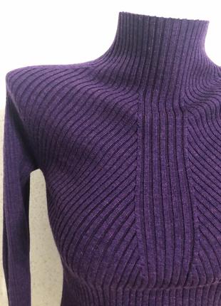 Водолазка в рубчик