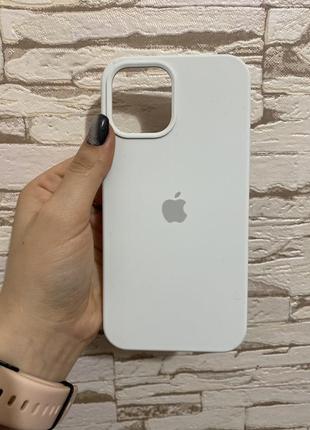 Накладка apple tpu original iphone 12 pro max white