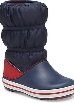 Детские сапоги crocs crocband winter boot, 100% оригинал