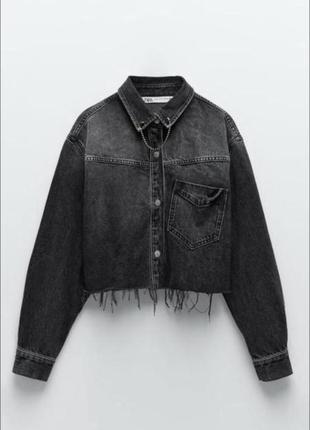 Джинсовка джинсовая куртка zara