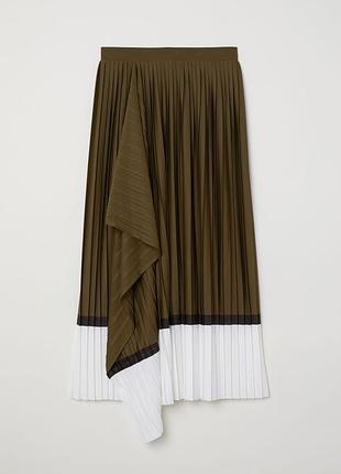 Плиссированная юбка длина maxi