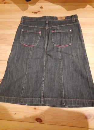 Крутая джинсовая юбка2 фото