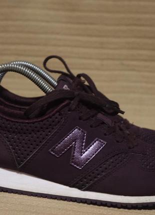 Легкі об'єднані кросівки кольору баклажана new balance 420 39 р.