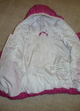 6-9 мес классная демисезонная куртка от benetton в идеале3 фото