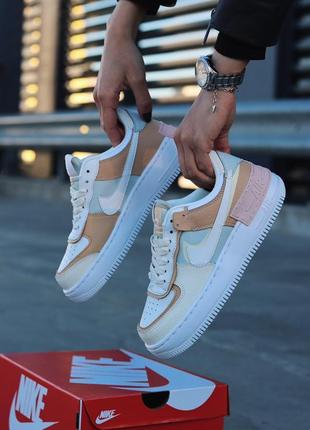Nike air force 1 shadow jordan aura жіночі кросівки 🌹🌈😍 стильний львів