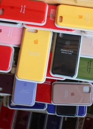 Чехол iphone 7 +, 8 + silicone case айфон (+ стекло в подарок)3 фото