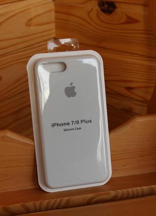 Чехол iphone 7 +, 8 + silicone case айфон