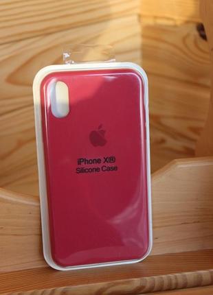 Чехол iphone xr silicone case айфон