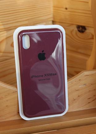 Чехол iphone xs max silicone case айфон