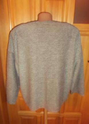 Стильный свитшот пуловер джемпер оверсайз хлопок р.3xl - 5xl - yupi-du2 фото
