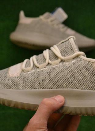 Кроссовки adidas tubular shadow knit “beige"