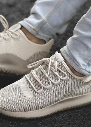 adidas tubular shadow knit beige