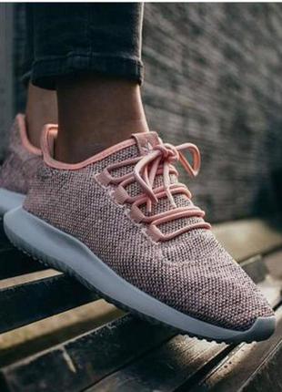 Кроссовки adidas tubular shadow "pink"1 фото