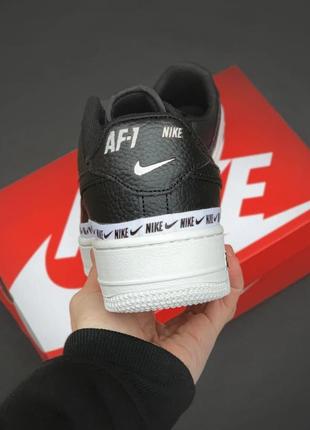 Nike air force 1 low "ribbon pack" black кроссовки найк кеды кросівки жіночі кеди4 фото