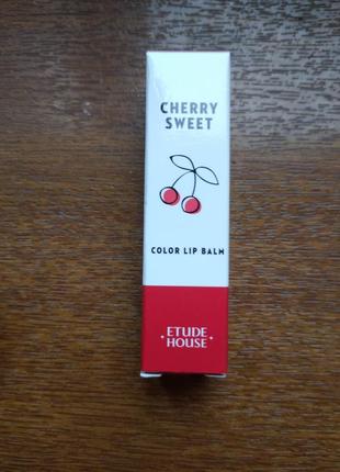 Бальзам для губ sweet cherry etude house