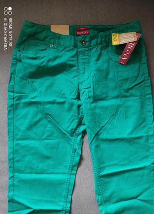 Женские зеленые джинсы скинни merona сша, новые, размер 8 m/l2 фото
