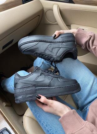 Кросівки nike air force 1 black shadow кросівки4 фото