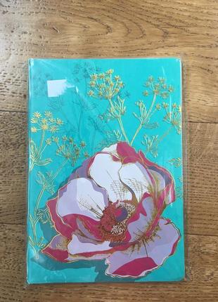 Нереально красивый мятный блокнот цветок