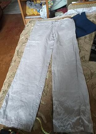 Льняные мужские брюки texcel denim(турция)