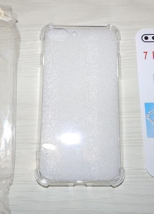 Прозрачный противоударный чехол на iphone 7/8 plus2 фото