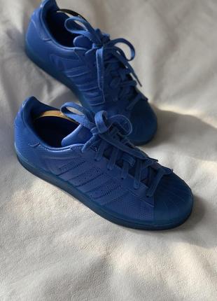 Модні шкіряні кросівки суперстары adidas superstar