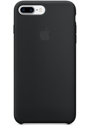 Чохол-накладка apple iphone 8 plus/7 plus silicone case black