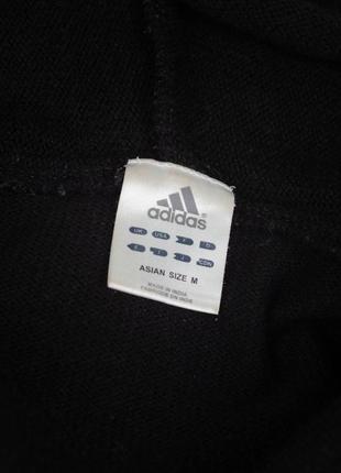 Adidas трикотажный оригинальный худи с капюшоном, свитшот, кофта с вышитым лого шерсть9 фото