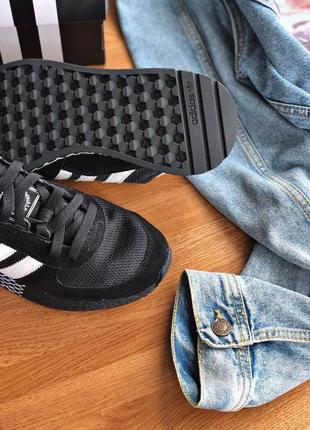 Мужские стильные весенние кроссовки adidas marathon tech black8 фото