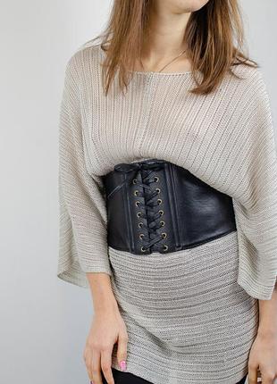 Cheap monday трикотажная накидка с широкими рукавами кимоно, пляжная кофта, туника