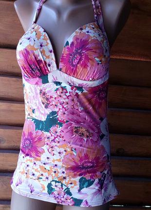 Танкіні в квітковий принт