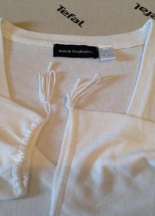 Тонкий светр з рукавами на зав'язках бренду sara lindholm, р. 58-604 фото