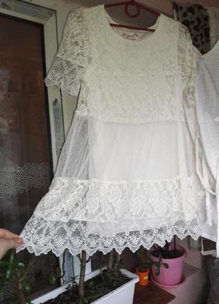 Платье кружевное размер ххс-хс4 фото
