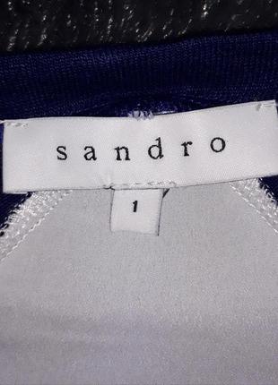 Льняной топ лонгслив блуза от бренда sandro paris4 фото