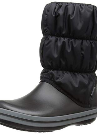 Женские сапоги crocs crocband winter puff boot, 100% оригинал3 фото