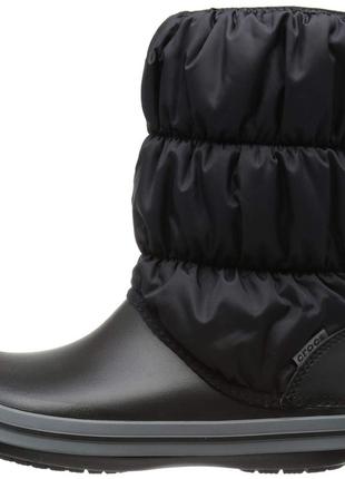 Женские сапоги crocs crocband winter puff boot, 100% оригинал7 фото