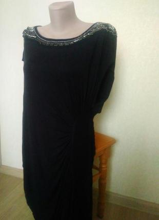 Чорне плаття/тунічка від love label /платье/туника1 фото