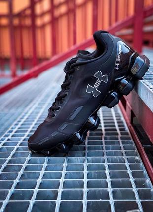 Under armour black, чоловічі кросівки андер армор